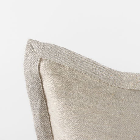 Mae 14L x 26W Beige Fabric Decorative Pillow Cover from Mercana - Luna Furniture