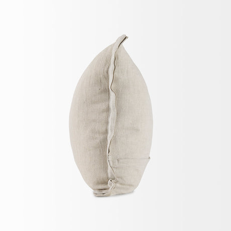 Mae 20L x 20W Beige Fabric Decorative Pillow Cover from Mercana - Luna Furniture