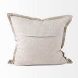 Mae 20L x 20W Beige Fabric Decorative Pillow Cover from Mercana - Luna Furniture