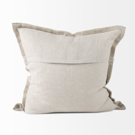 Mae 20L x 20W Beige Fabric Decorative Pillow Cover from Mercana - Luna Furniture