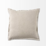 Mae 20L x 20W Beige Fabric Decorative Pillow Cover from Mercana - Luna Furniture