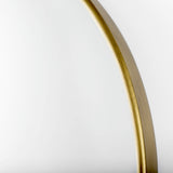 Sadie 36.0L x 2.0W x 76.0H Antique Gold Metal Rounded Arch Floor Mirror from Mercana - Luna Furniture