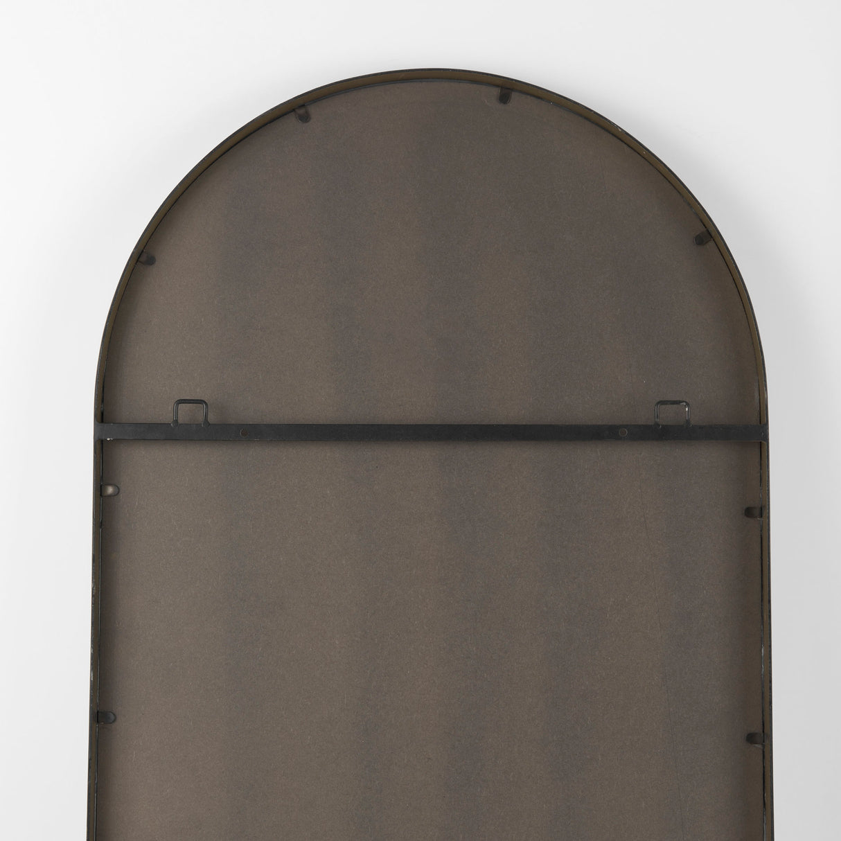 Sadie 28.0L x 2.0W x 78.0H Antique Gold Rounded Arch Floor Mirror from Mercana - Luna Furniture