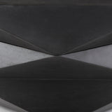 Arreto 48" Black Solid Wood Hexagonal Storage Coffee Table from Mercana - Luna Furniture