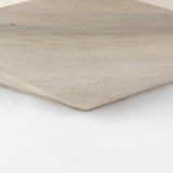 Arreto 48" Natural Solid Wood Hexagonal Storage Coffee Table from Mercana - Luna Furniture