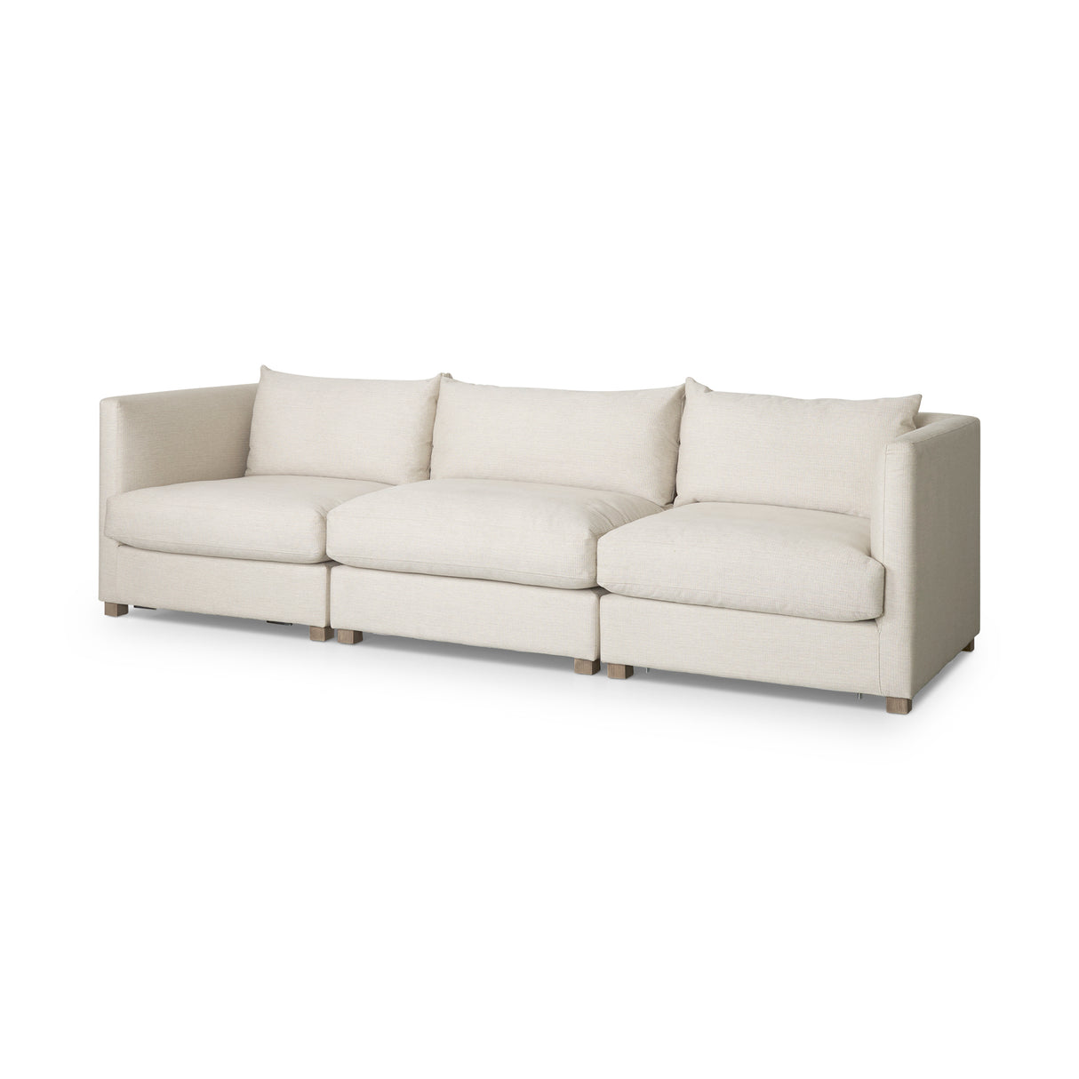 Valence 3 Piece Beige Modular Sofa Set from Mercana - Luna Furniture