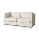 Valence 2 Piece Beige Modular Loveseat