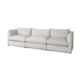 Valence 3 Piece Light Gray Modular Sofa Set