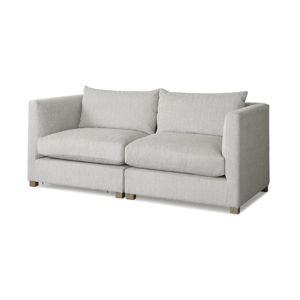 Valence 2 Piece Light Gray Modular Sofa Set from Mercana - Luna Furniture
