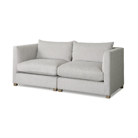 Valence 2 Piece Light Gray Modular Sofa Set from Mercana - Luna Furniture