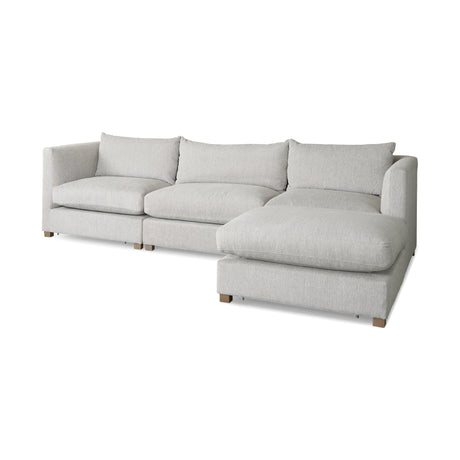 Valence 4 Piece Light Gray Modular Sofa Set (Included 1 Ottoman) from Mercana - Luna Furniture