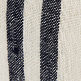 Sandra 18 x 18 Beige With Blue Stripes Decorative Pillow Cover from Mercana - Luna Furniture