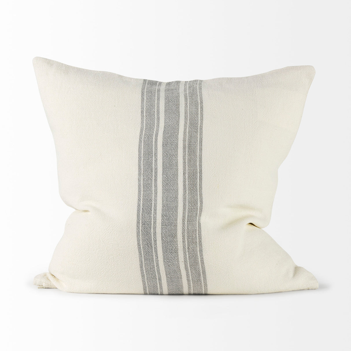 Patrice 22 x 22 Cream With Gray Stripes Decorative Pillow Cover from Mercana - Luna Furniture