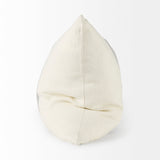 Patrice 22 x 22 Cream With Gray Stripes Decorative Pillow Cover from Mercana - Luna Furniture