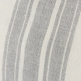 Patrice 22 x 22 Cream With Gray Stripes Decorative Pillow Cover from Mercana - Luna Furniture
