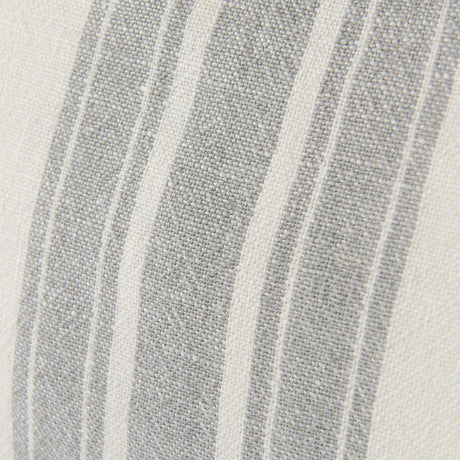 Patrice 22 x 22 Cream With Gray Stripes Decorative Pillow Cover from Mercana - Luna Furniture