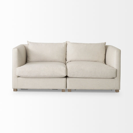 Valence 2 Piece Beige Modular Loveseat from Mercana - Luna Furniture