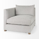 Valence 3 Piece Light Gray Modular Sofa Set