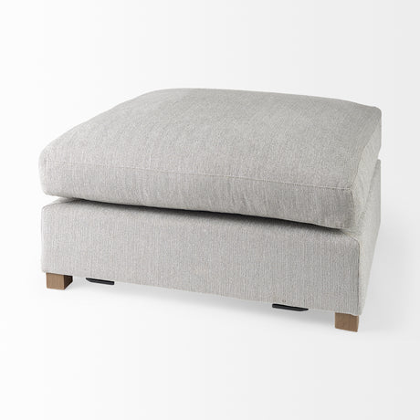 Valence 4 Piece Light Gray Modular Sofa Set (Included 1 Ottoman) from Mercana - Luna Furniture