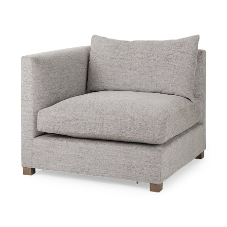 Valence 3 Piece Medium Gray Modular Sofa Set from Mercana - Luna Furniture