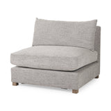 Valence 5 Piece Medium Gray Modular Sofa Set (Included 1 Ottoman)