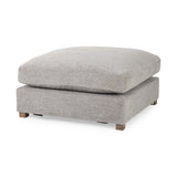 Valence 4 Piece Medium Gray Modular Sofa Set (Included 1 Ottoman)