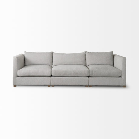 Valence 3 Piece Light Gray Modular Sofa Set from Mercana - Luna Furniture