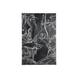 Fish Black I by Ariana a Hand Embellished Textured Canvas from Mercana - Luna Furniture