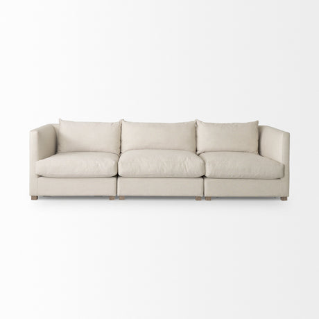 Valence 3 Piece Beige Modular Sofa Set from Mercana - Luna Furniture