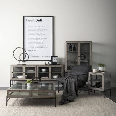 Don't Quit by Mercana Studio a Framed Art Print Matted under Glass from Mercana - Luna Furniture
