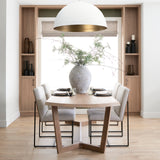 Gobi 19.75L x 20H Small Tan Ceramic Oval Vase from Mercana - Luna Furniture