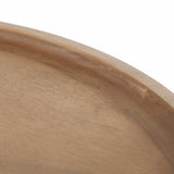 Helios III 20L x 24H Set of Two Round Brown Solid Wood Iron Base Nesting End/Side Tables from Mercana - Luna Furniture
