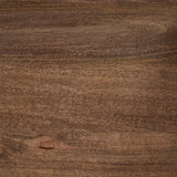 Glenn II 54x30 Dark Brown Wood w/ Black Iron Frame, Rectangle 3 Drawers Coffee Table from Mercana - Luna Furniture