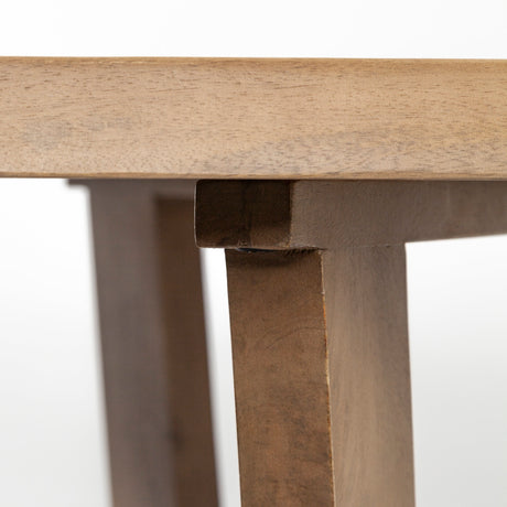 Denver 91.5x38 Rectangular Brown Solid Wood Top & Base Dining Table from Mercana - Luna Furniture