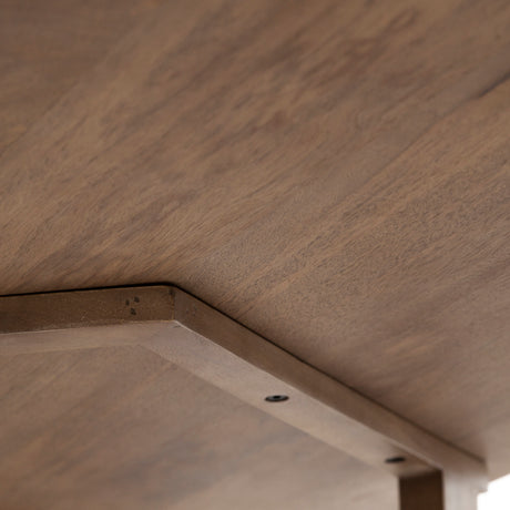 Denver 91.5x38 Rectangular Brown Solid Wood Top & Base Dining Table from Mercana - Luna Furniture
