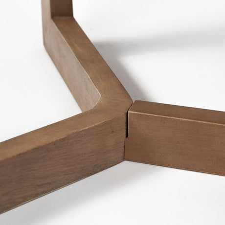 Denver 91.5x38 Rectangular Brown Solid Wood Top & Base Dining Table from Mercana - Luna Furniture