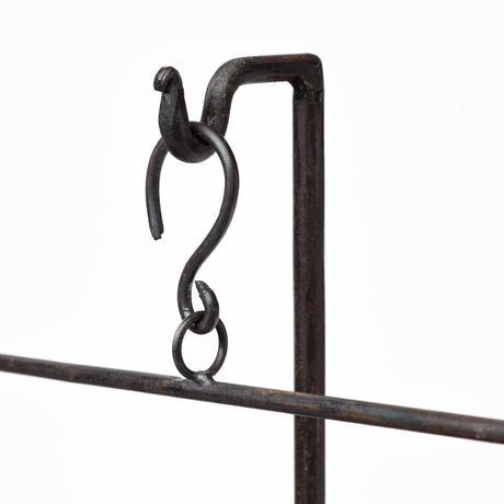 Adilah 16L x 10W Black Metal Vintage Inspired Weighing Scale from Mercana - Luna Furniture