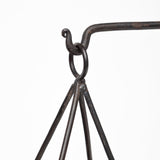 Adilah 16L x 10W Black Metal Vintage Inspired Weighing Scale from Mercana - Luna Furniture