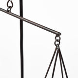 Ellis 10L x 4W Black Metal Vintage Inspired Weighing Scale from Mercana - Luna Furniture