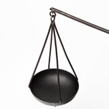 Ellis 10L x 4W Black Metal Vintage Inspired Weighing Scale from Mercana - Luna Furniture