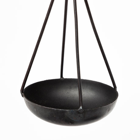 Ellis 10L x 4W Black Metal Vintage Inspired Weighing Scale from Mercana - Luna Furniture