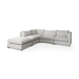 Valence 5 Piece Modular Sofa Set (Included 1 Ottoman)
