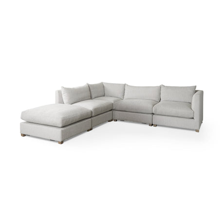 Valence 5 Piece Modular Sofa Set (Included 1 Ottoman) from Mercana - Luna Furniture