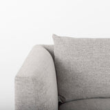 Valence 3 Piece (W/ 2 x Ottoman) Medium Gray Modular Sofa Set from Mercana - Luna Furniture