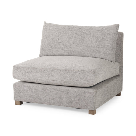 Valence 7 Medium Gray Modular Sofa Set (Included 2 x Ottoman) from Mercana - Luna Furniture