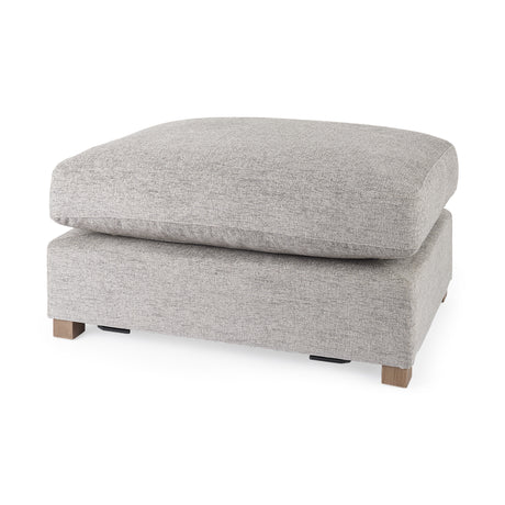 Valence 7 Medium Gray Modular Sofa Set (Included 2 x Ottoman) from Mercana - Luna Furniture