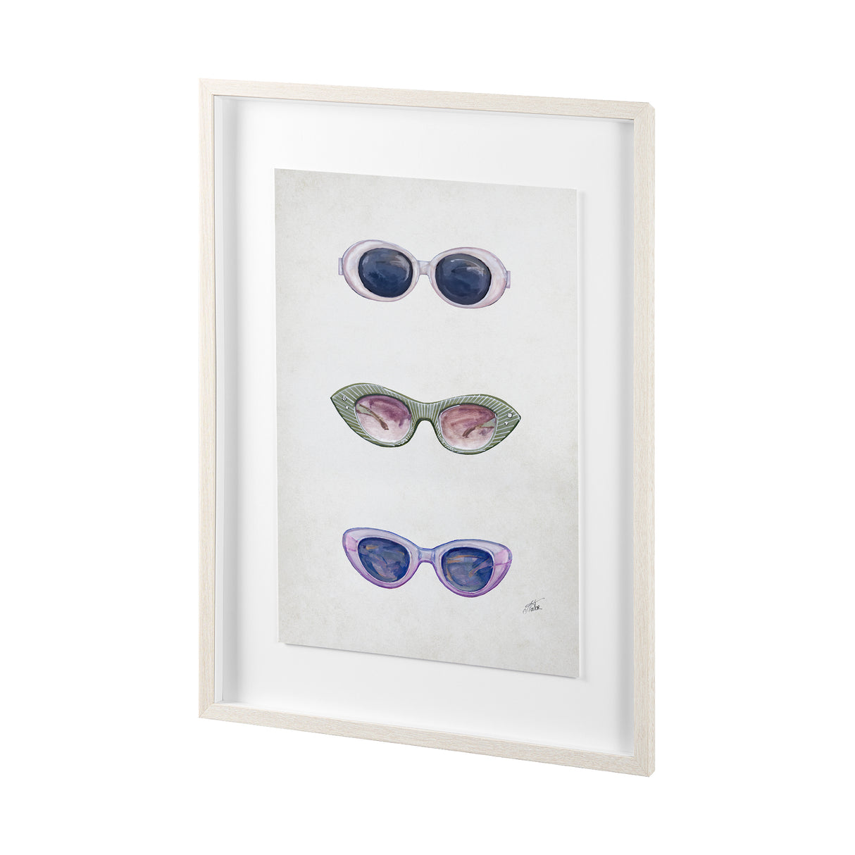 Sunglass Collection I by Mercana Studio Hand Embellished Textured Framed Art Print Matted under Glas from Mercana - Luna Furniture
