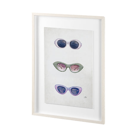 Sunglass Collection I by Mercana Studio Hand Embellished Textured Framed Art Print Matted under Glas from Mercana - Luna Furniture
