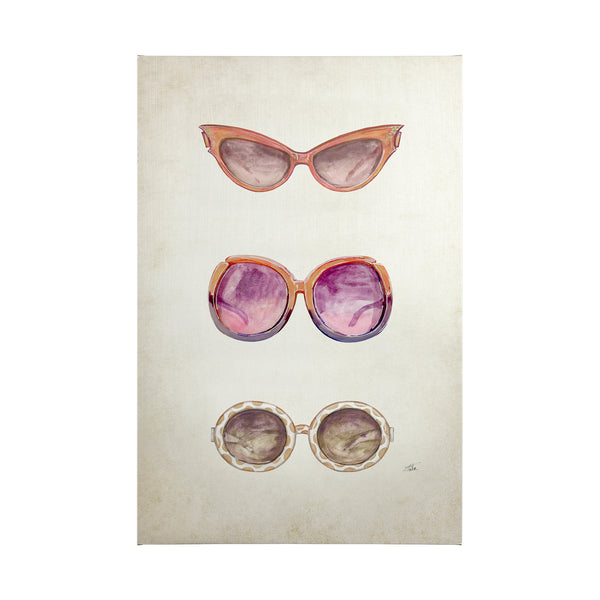 Sunglass Collection II by NaTar a Hand Embellished Textured Canvas