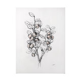 Wildberry Collection Hucklberry by Ariana a Hand Embellished Textured Canvas from Mercana - Luna Furniture
